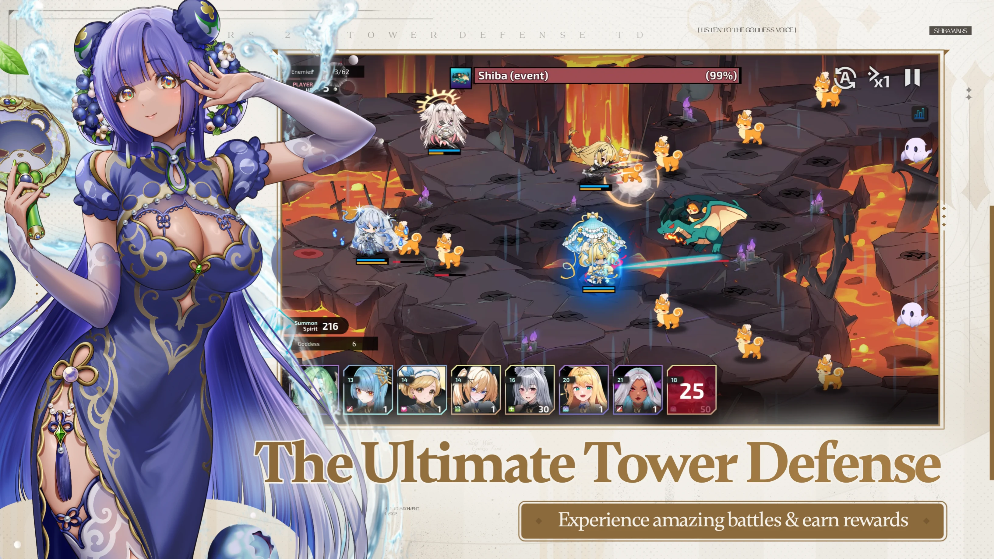 Shiba Wars 2: Tower Defense TD screenshot